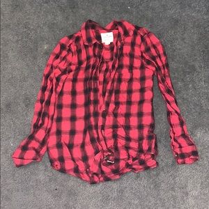 American Eagle Plaid Flannel